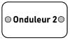 Etiquette PVC identif. "Onduleur 2"    - 7x4 cms