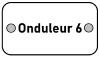 Etiquette PVC identif. "Onduleur 6"    - 7x4 cms