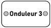 Etiquette PVC identif. "Onduleur 3"    - 7x4 cms